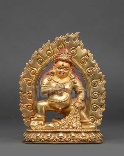 Black Dzambhala Statue