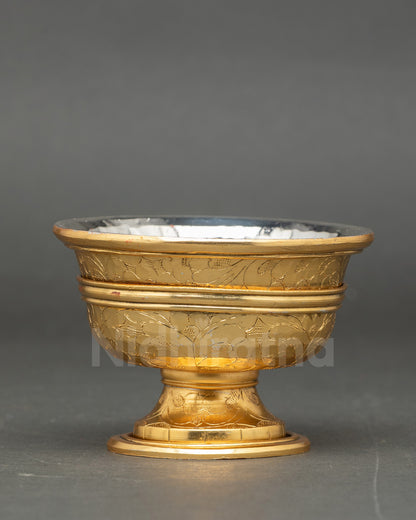 Water Offering Set | Traditional Altar Bowls for Ceremonial Practice