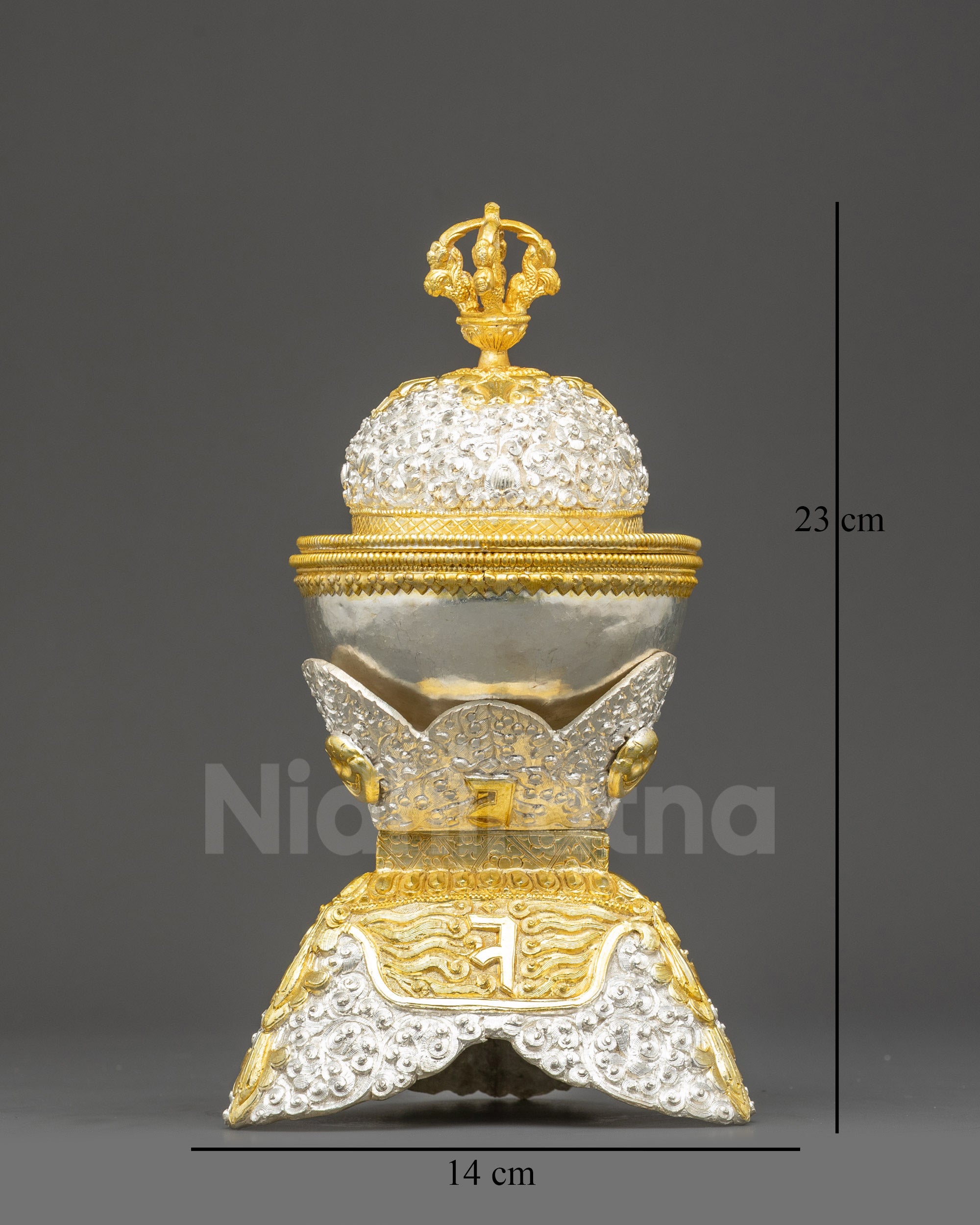 Ritual Kapala Set | Ornate Himalayan Skull Cups for Meditation