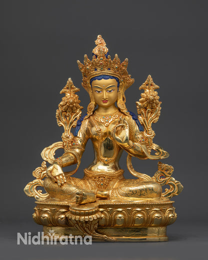 Green Tara Statue