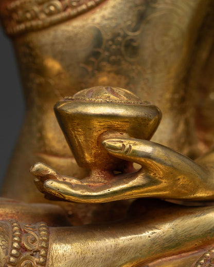 Shakyamuni Buddha Statue | Handmade Copper Buddhist Sculpture