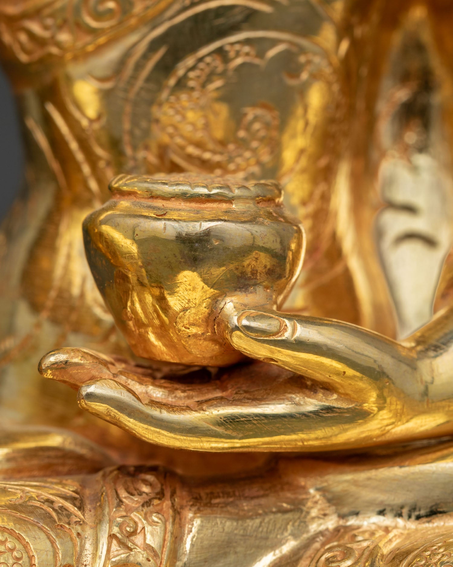 Handmade Shakyamuni Buddha Statue | Traditional Buddhist Art