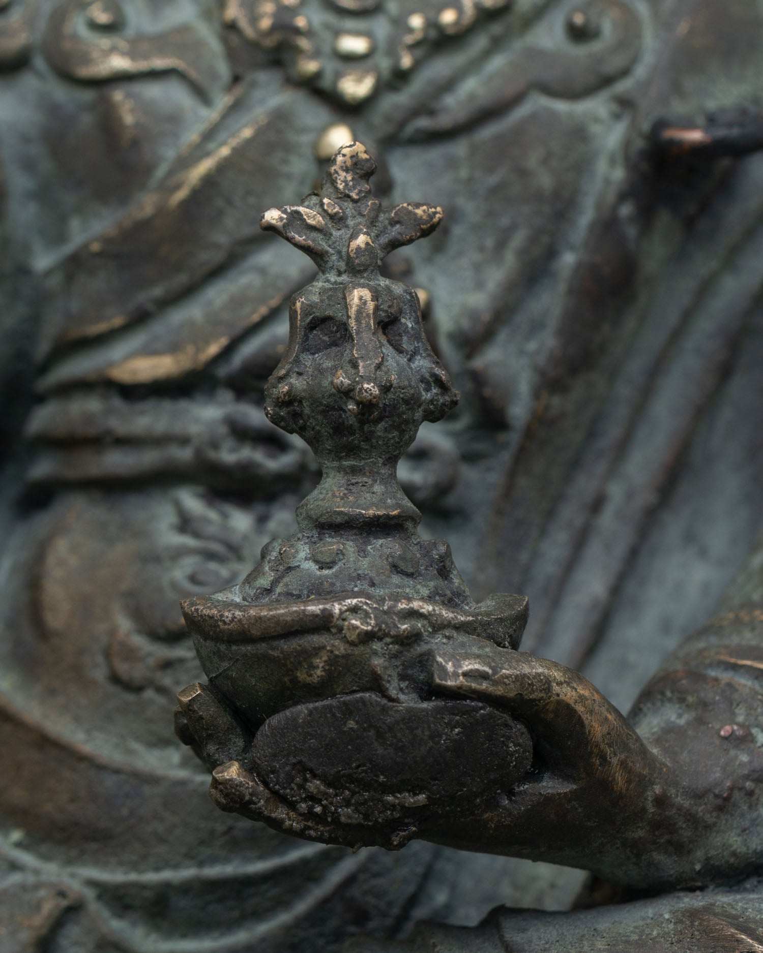 Guru Rinpoche Statue | Handcrafted Bronze Sculpture from Nepal