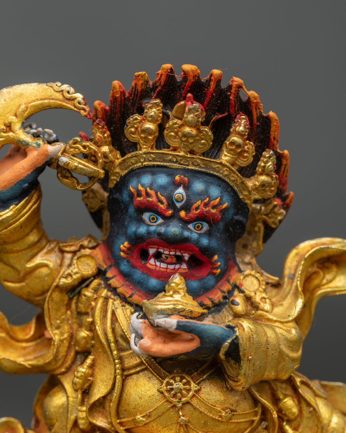 Mahakala Bernegchen Statue