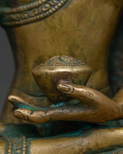 Shakyamuni Buddha Statue | Handmade Nepalese Buddhist Sculpture