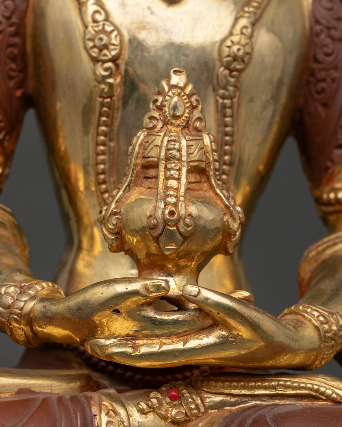 Tibetan Amitayus Statue for Meditation | Symbol of Longevity & Health