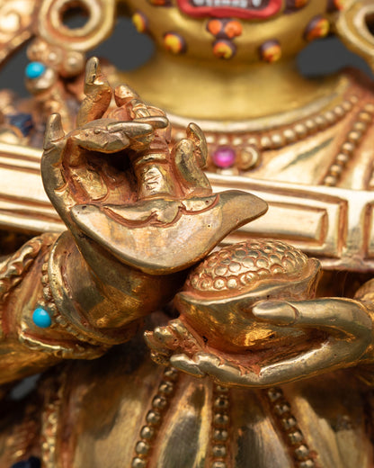 Sakya Mahakala Statue | Tibetan Protector Deity