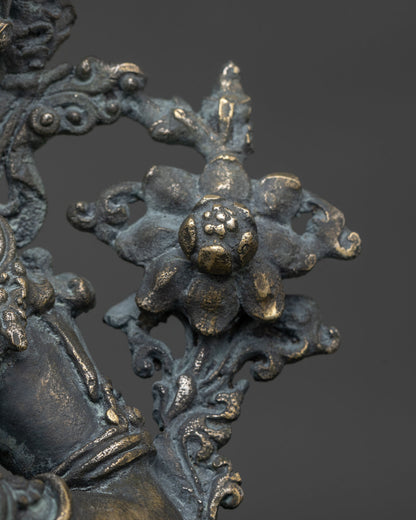 Manjushri Bronze Statue | Symbol of Clarity & Ultimate Wisdom