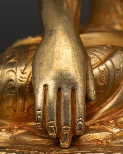 Shakyamuni Buddha Statue | Handcrafted Nepalese Meditation Art