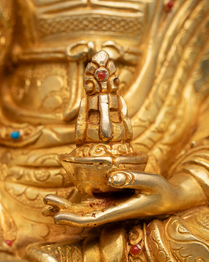 Guru Rinpoche Statue | Handmade Meditation Sculpture