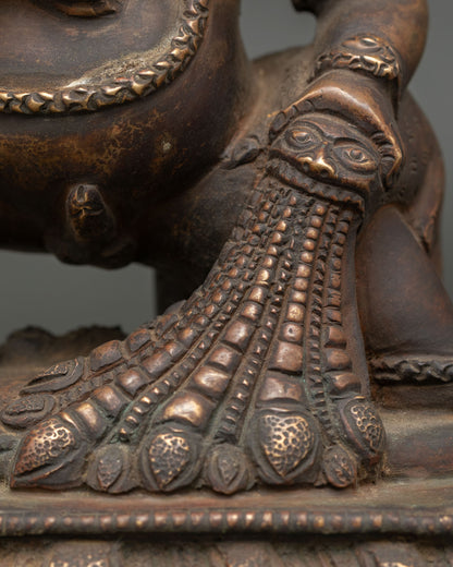 Black Dzambhala Statue | Powerful Protector of Wealth and Fortune