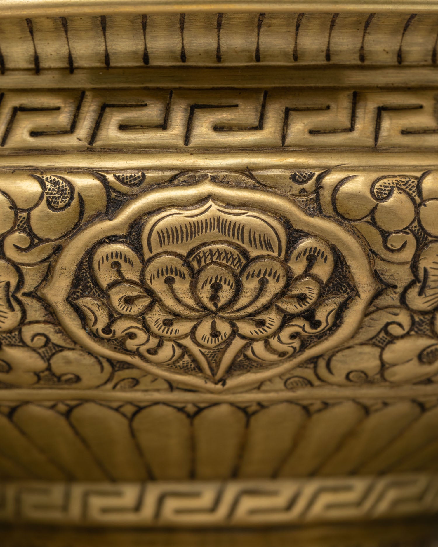 Food Offering Bowl | Handcrafted Brass Buddhist Ritual Vessel