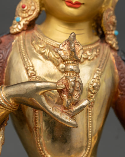 Vajrasattva Statue from Nepal | Handmade Purification Buddha Figurine