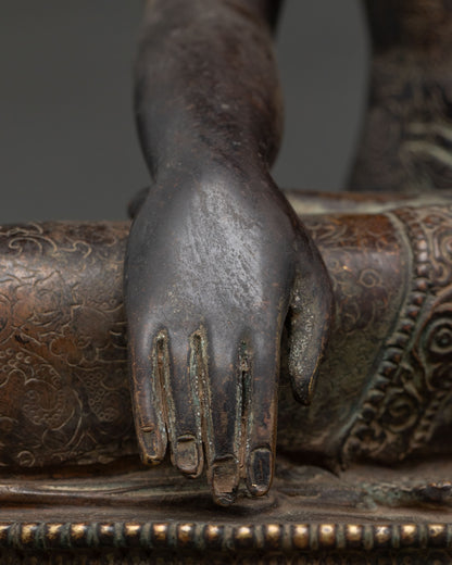 Shakyamuni Buddha Statue | Authentic Newari Craftsmanship from Nepal