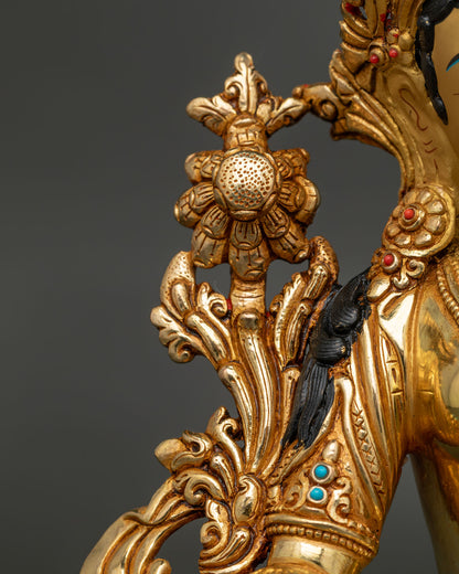 Green Tara Statue | Bodhisattva of Compassion and Protection