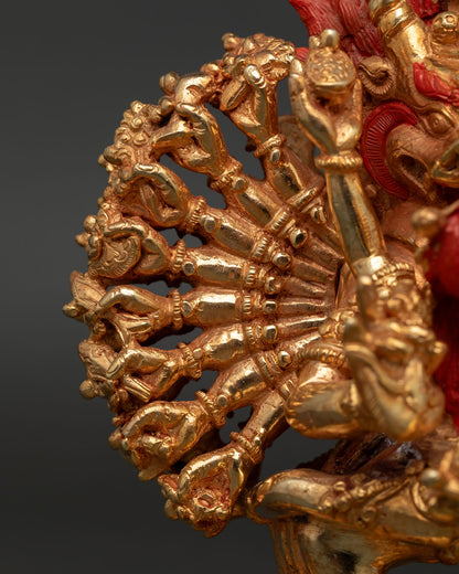 Yamantaka Statue | Fierce Guardian Deity from Nepal