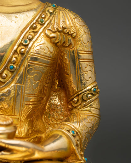 Shakyamuni Buddha Statue - Buddhist Art from Patan, Nepal
