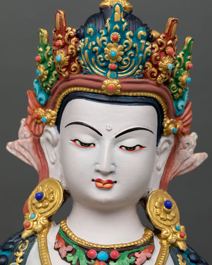 Vajrasattva Statue | Purification Deity for Sacred Space Decor
