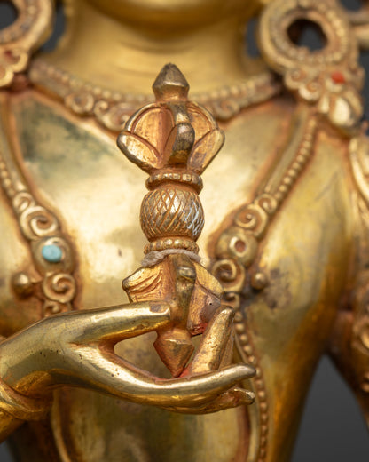 Handcrafted Vajrasattva Statue for Spiritual Cleansing