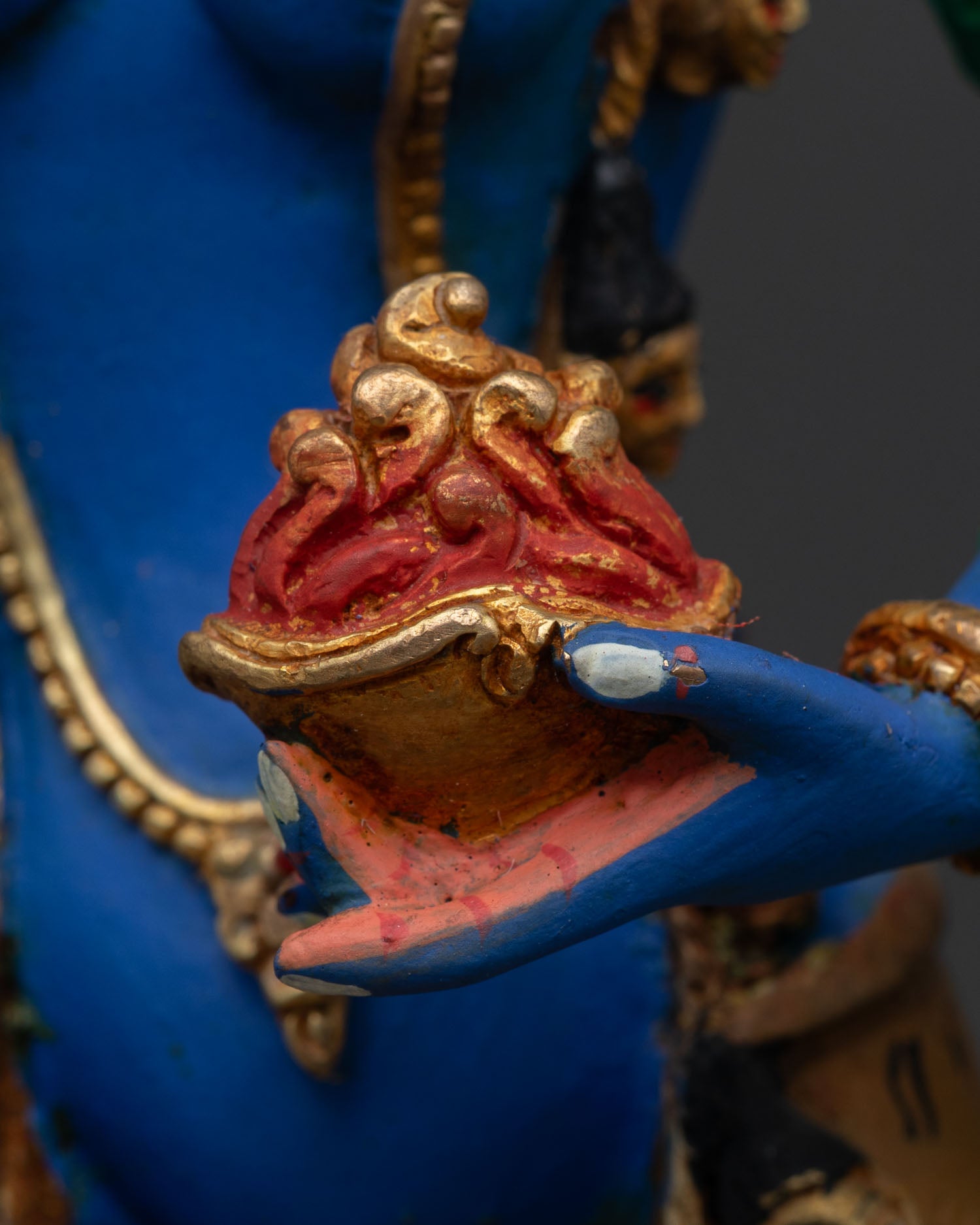 Wrathful Dakini Simhamukha Statue | Nepali Art & Craft