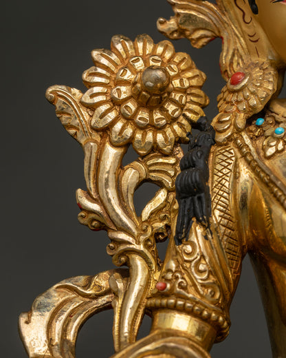 White Tara Statue | Buddhist Altar & Spiritual Decor