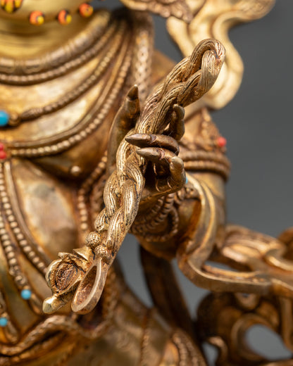 Vajrapani Statue | Buddhist Protector Deity Sculpture from Nepal