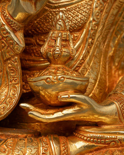 Guru Tsokye Dorje Statue for Meditation & Prayer | Handmade Nepal Art