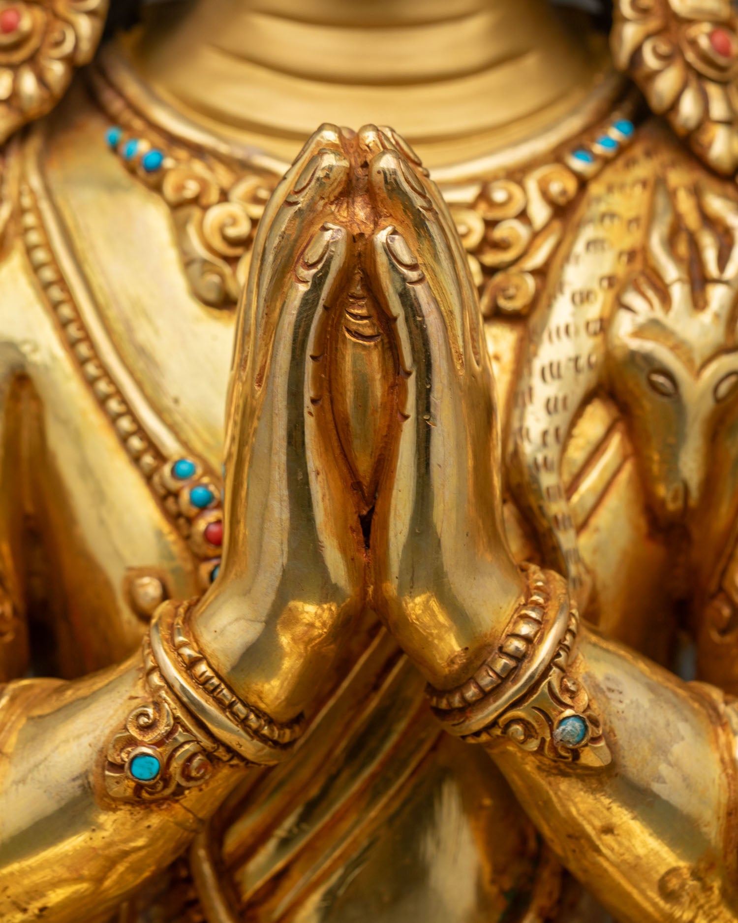 Chenrezig Statue | Newari Crafted Avalokiteshvara Buddhist Art