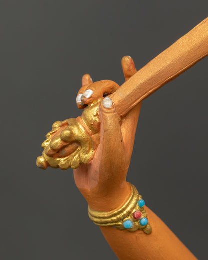 Divine Manjushri Statue | Nepalese Bodhisattva of Wisdom