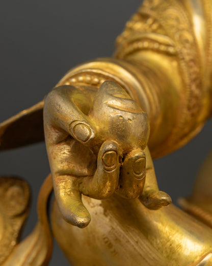 Fine Dzambhala Statue from Nepal | Tibetan Buddhist Wealth Deity