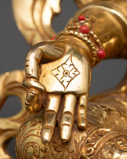 Green Tara Statue – Sacred Tibetan Mother of Liberation