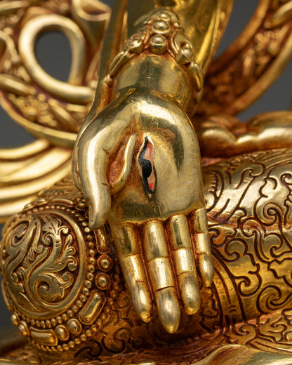 White Tara Statue | Seven-Eyed Goddess of Longevity