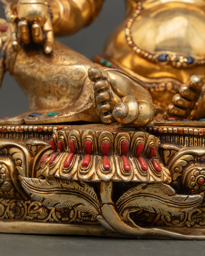 Jambhala Copper Statue | High-Quality Tibetan Buddhist Sculpture
