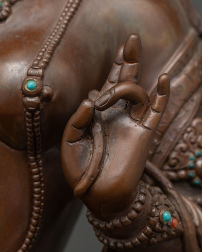 Green Tara Statue