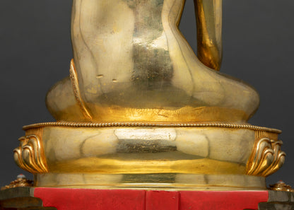 Enthroned Shakyamuni Buddha Statue | Spiritual Figurine for Meditation