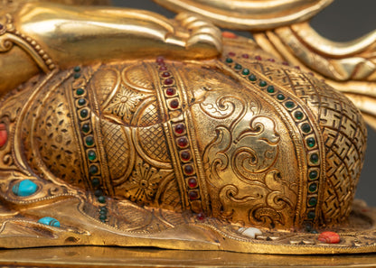 Manjushri Statue | Symbol of Wisdom & Insight for Meditation Spaces