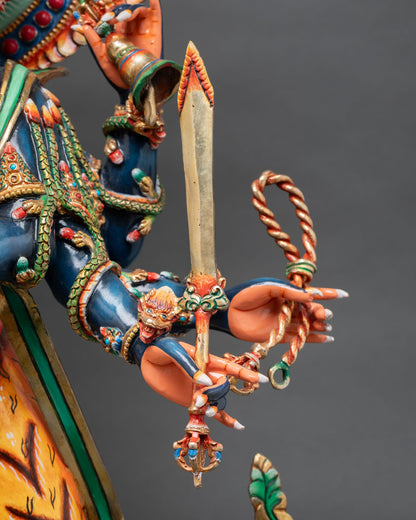 Ucchusma Statue | Wrathful Buddhist Guardian Deity