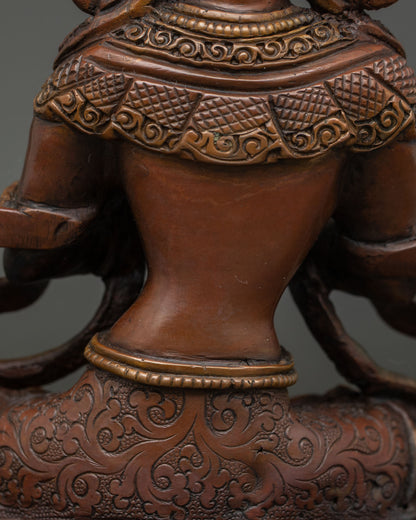 Vajradhara Statue | Handcrafted Newari Buddhist Art from Nepal