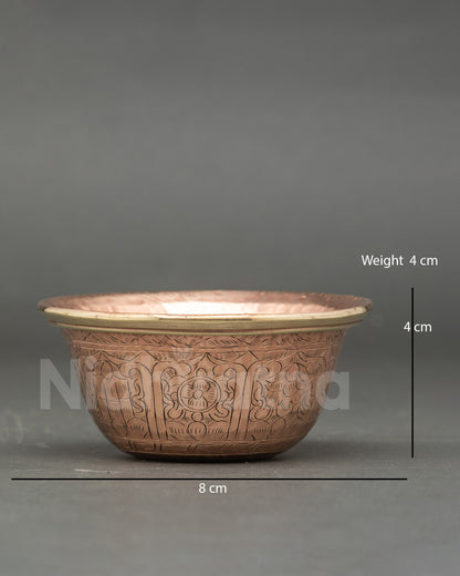 Tibetan Water Offering Bowl Set - Spiritual Ritual Essentials