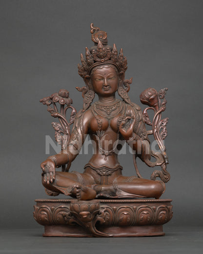Green Tara Statue