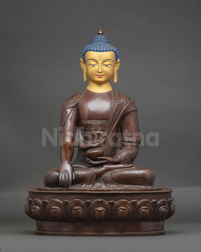 Nepalese Shakyamuni Buddha Statue for Meditation