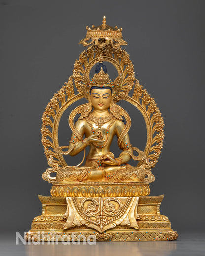 Vajrasattva in a Throne: Exquisite Symbol of Purification