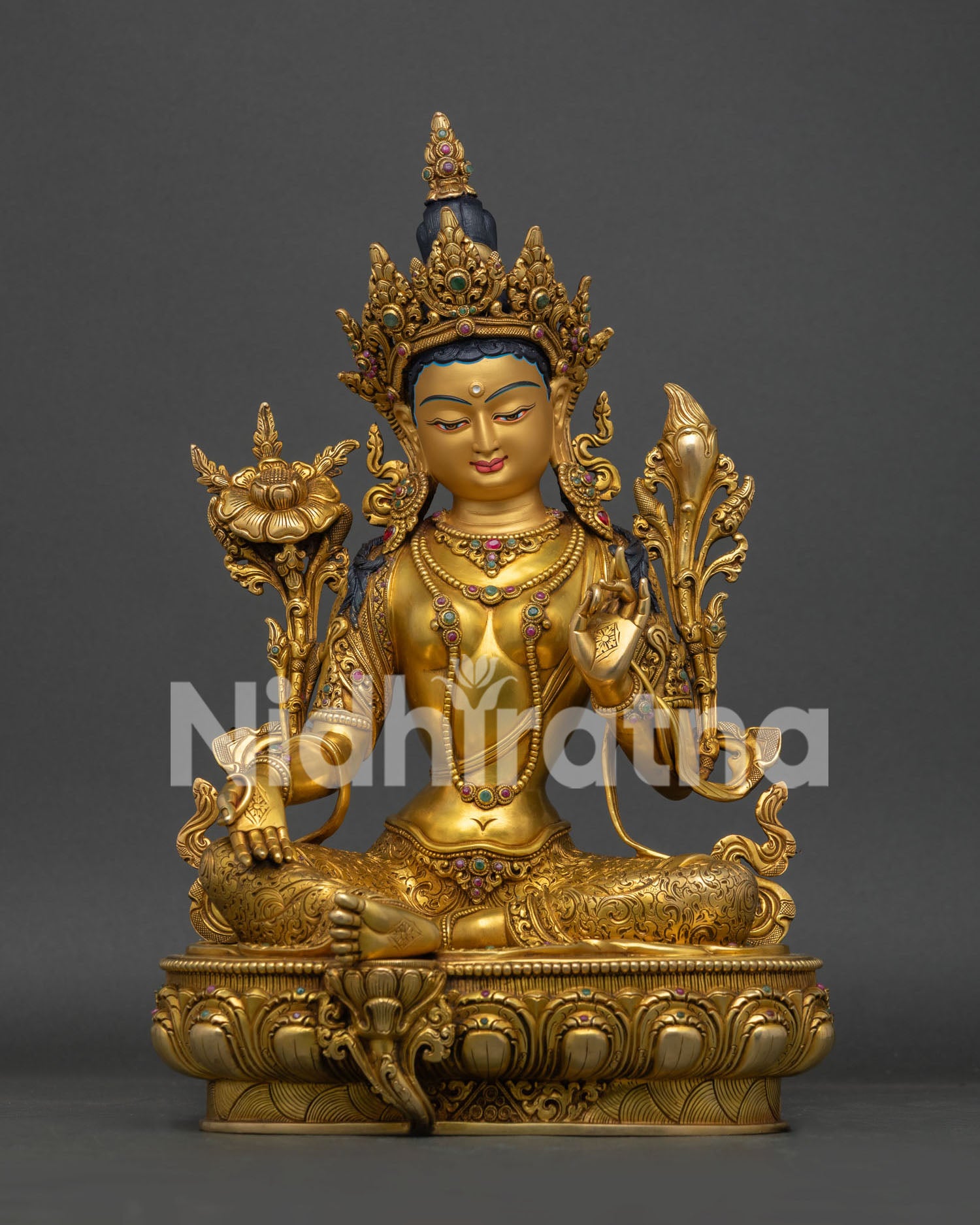Green Tara Statue