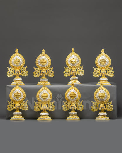 Tibetan Asta Mangala Set