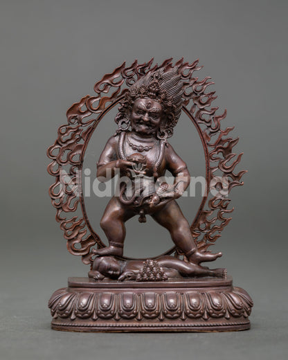 Black Dzambhala Statue