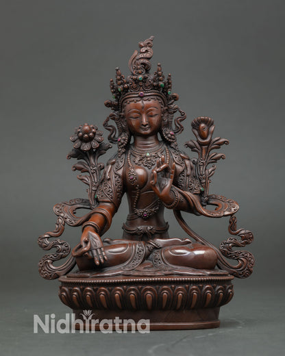 Three Long Life Deities Sculpture – Traditional Himalayan Art Set