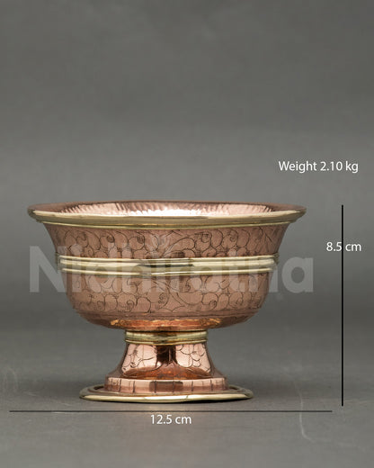 Sacred Buddhist Water Offering Bowl Set for Daily Prayer