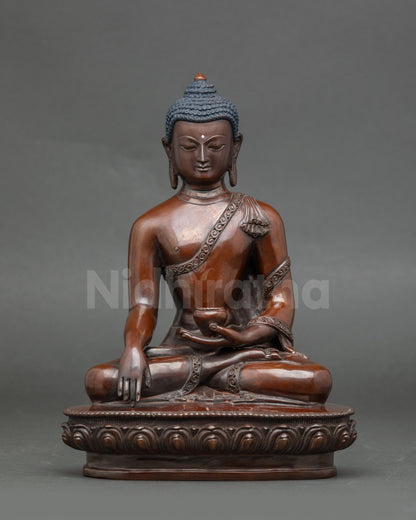 Traditional Shakyamuni Buddha Statue from Nepal