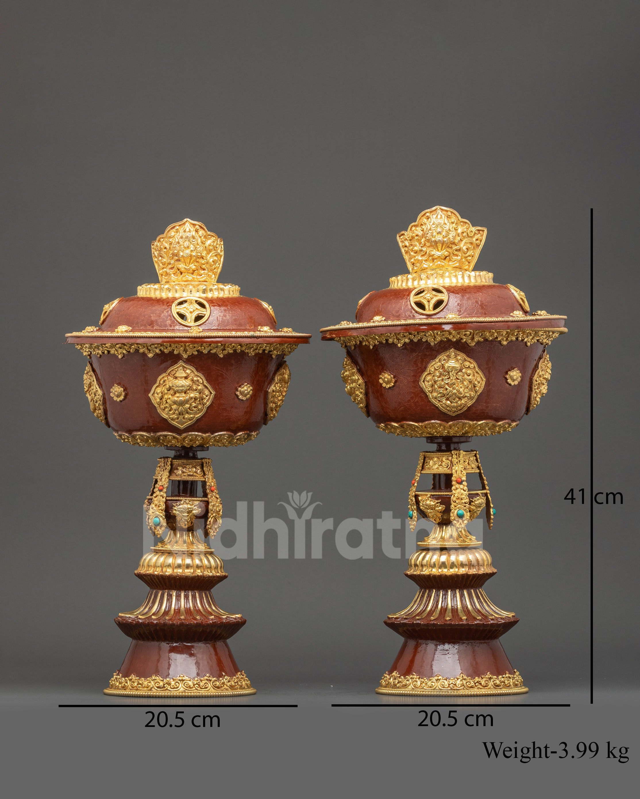 Butter Lamp Set | Enhancing Spiritual Practices with Sacred Light