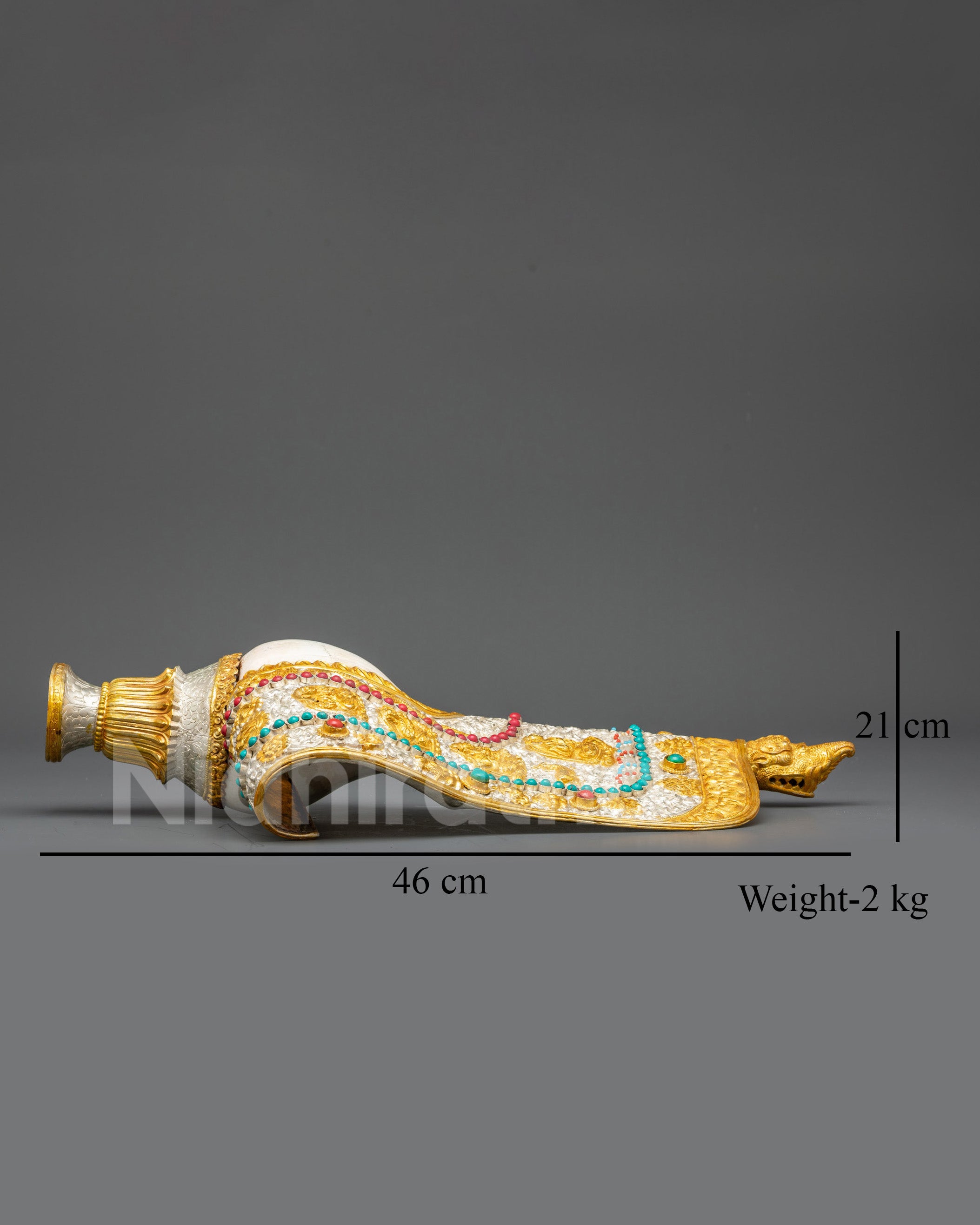 Traditional Conch Shell for Buddhist Ceremonies